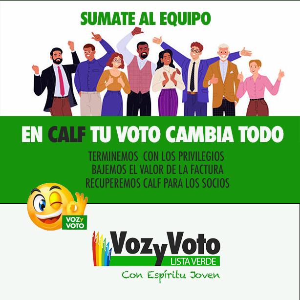 Sumate al equipo - Voz y Voto